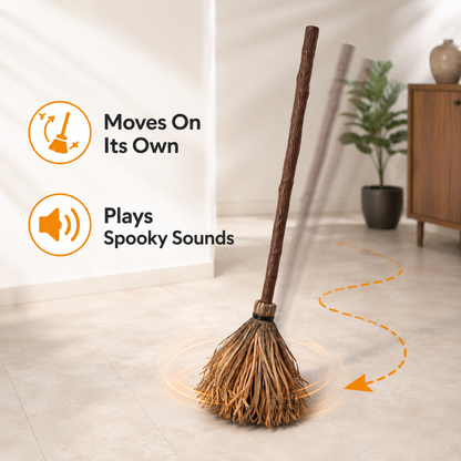 Broomelle Floating Witch Broom - image 2
