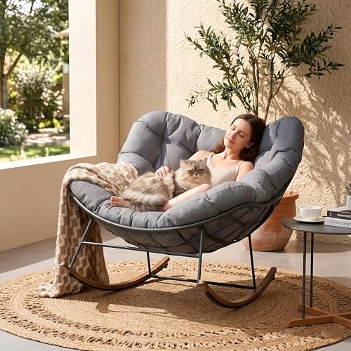 Nestara Oversized Papasan Rocker - image 3
