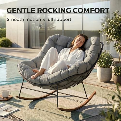 Nestara Oversized Papasan Rocker - image 4