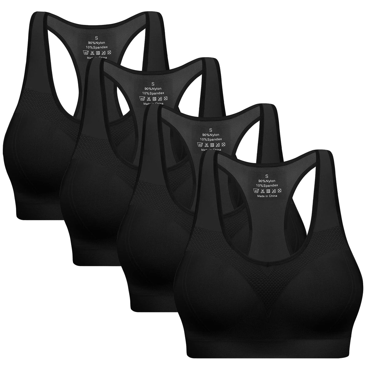 Padded Racerback Sports Bra Pack