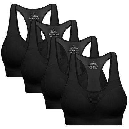 Padded Racerback Sports Bra Pack