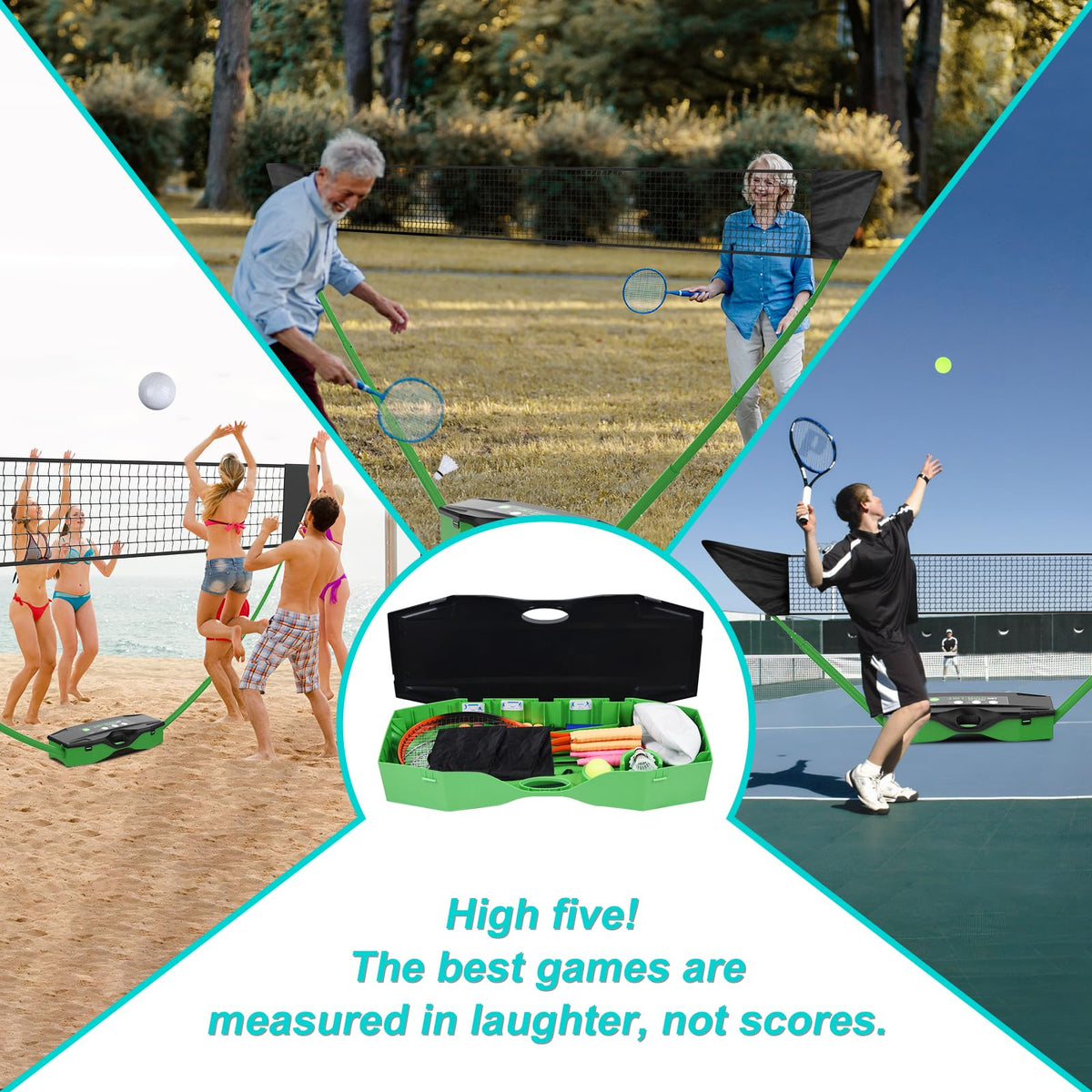 Portable Badminton, Volleyball & Tennis Set - view 2
