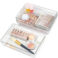 Clear Bins Drawer Organizer Trays