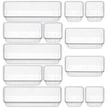 Clear Drawer Organizer Trays