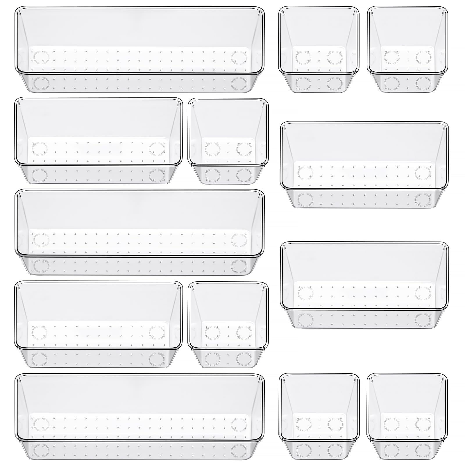 Clear Drawer Organizer Trays