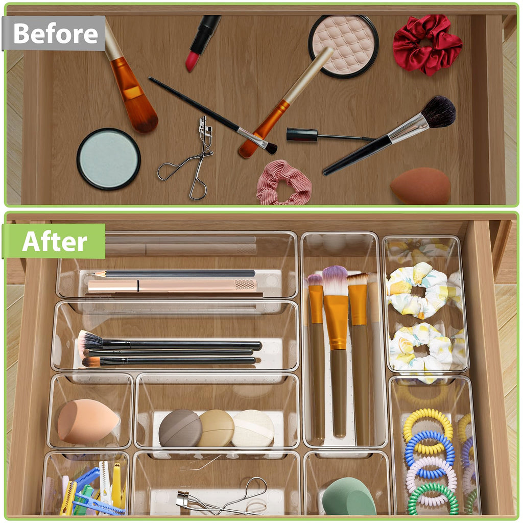 Clear Drawer Organizer Trays