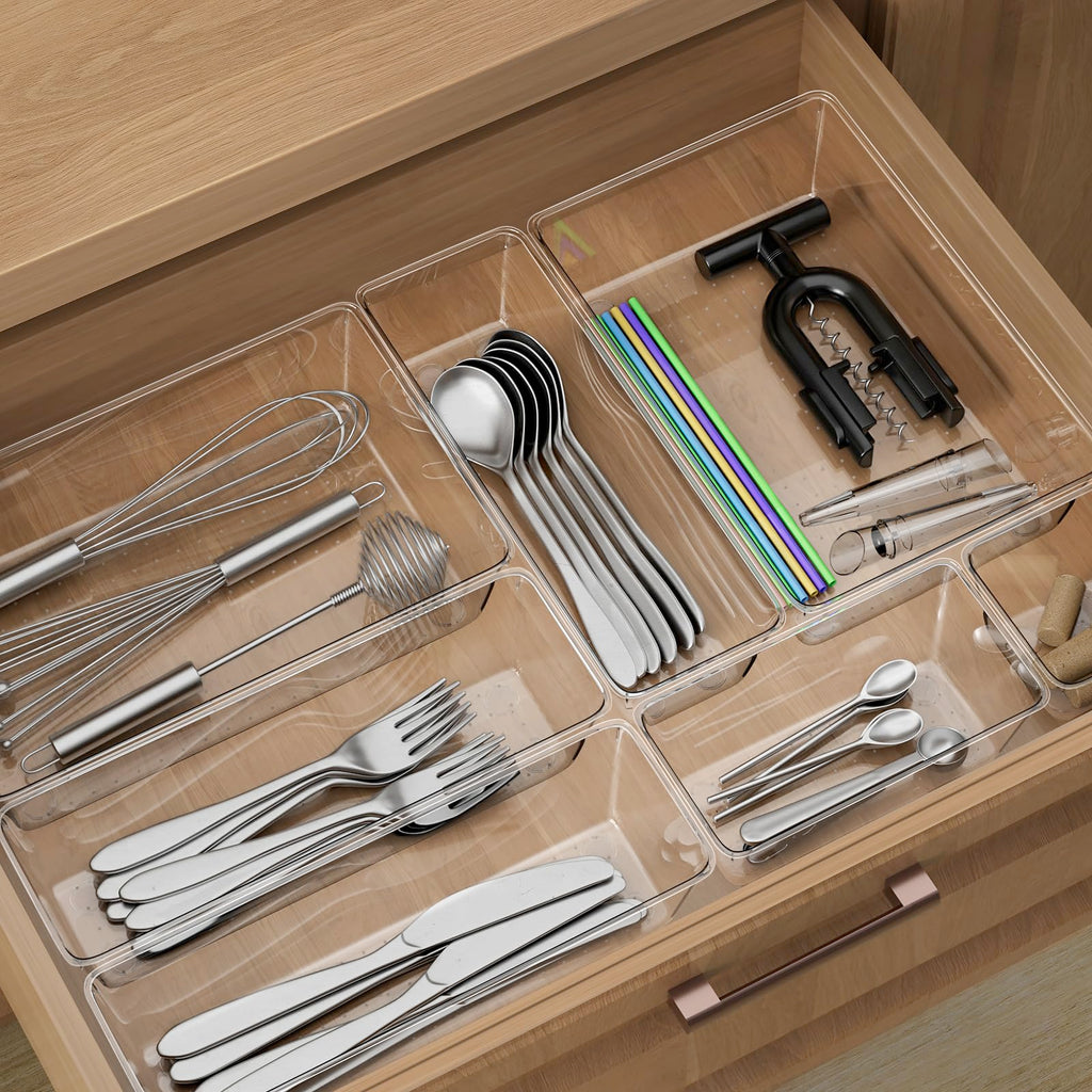 Clear Drawer Organizer Trays