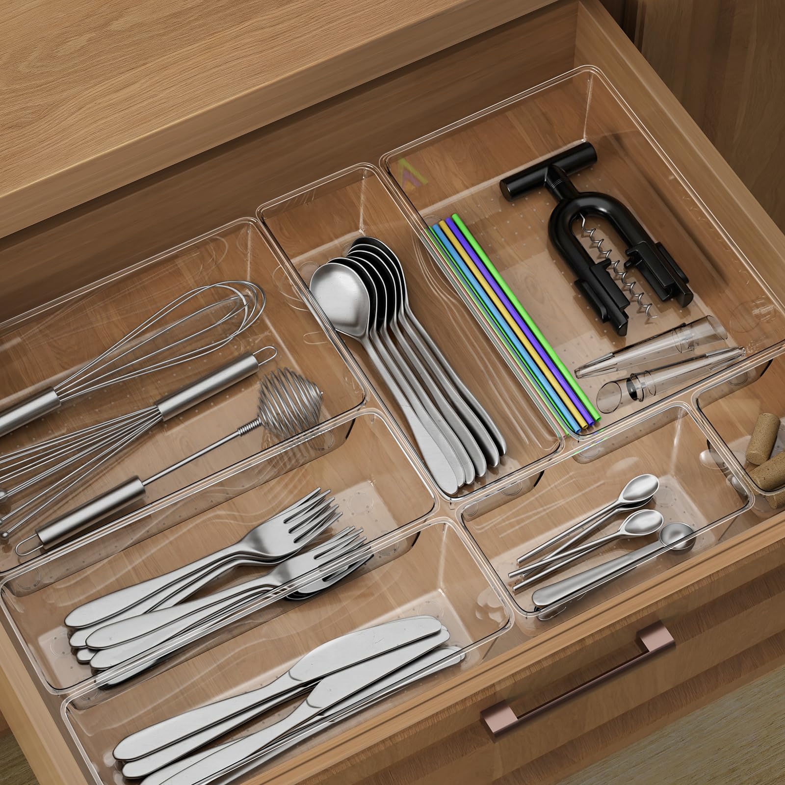 Clear Drawer Organizer Trays