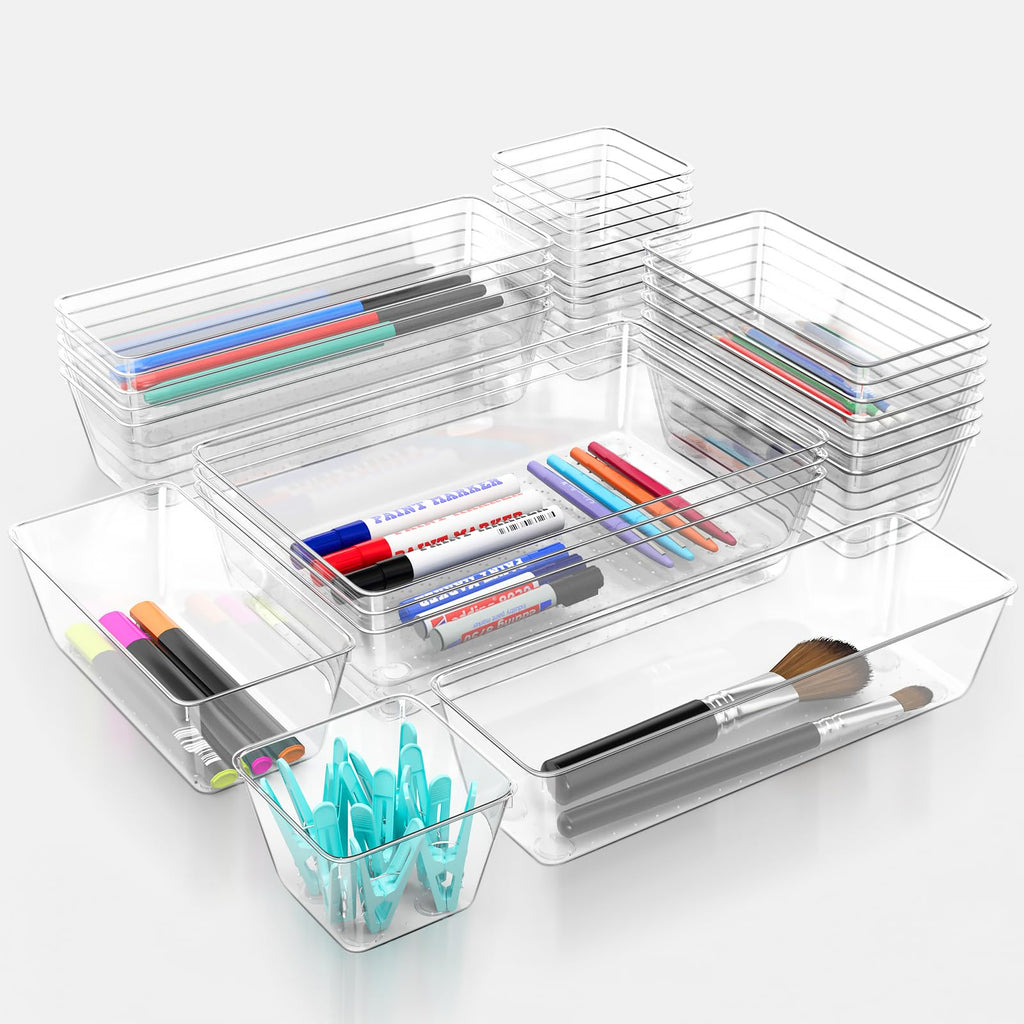 Clear Drawer Organizer Trays