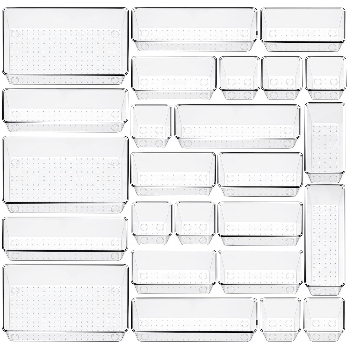 Clear Drawer Organizer Trays