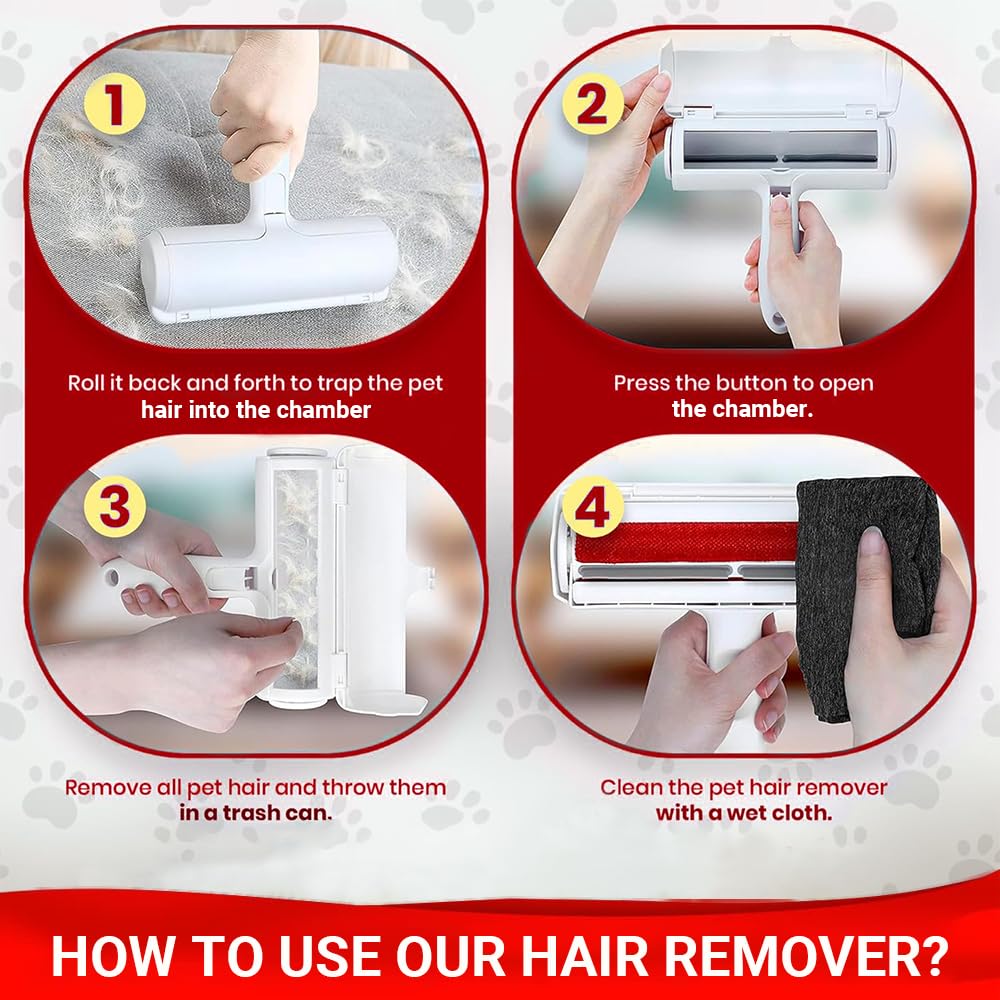 Reusable Pet Hair Roller