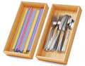 Bamboo Drawer Organizer Set