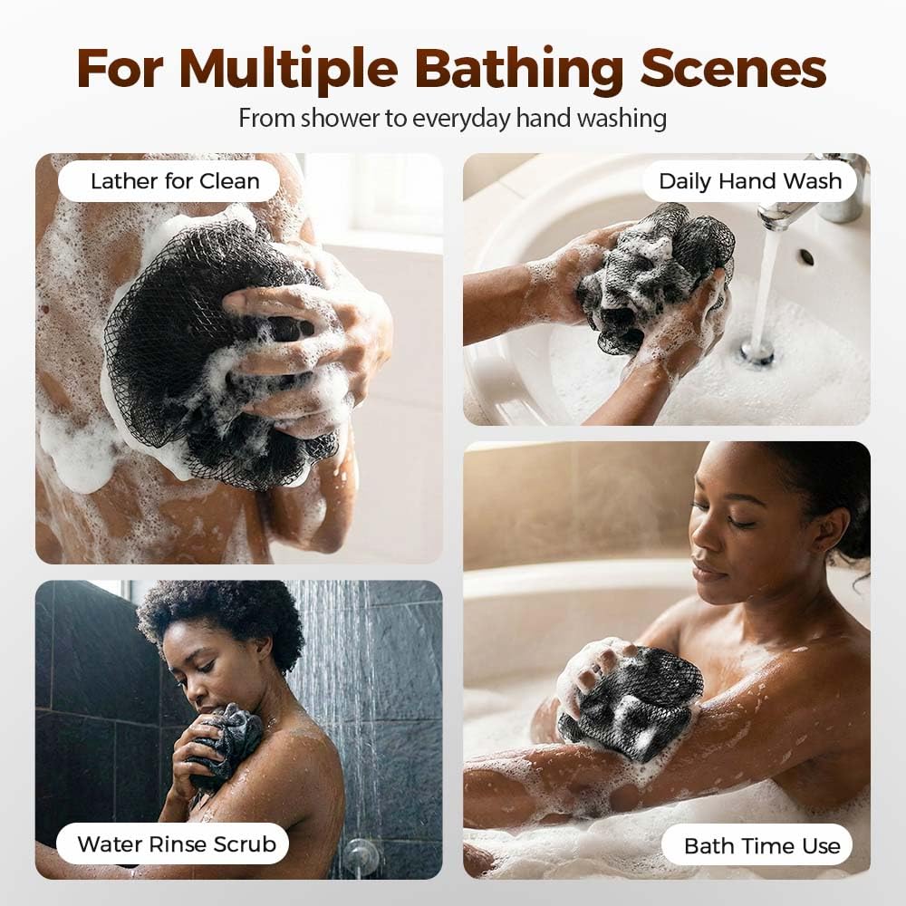 Exfoliating Shower Net Set