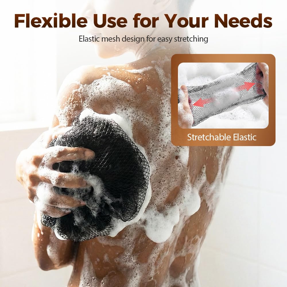 Exfoliating Shower Net Set