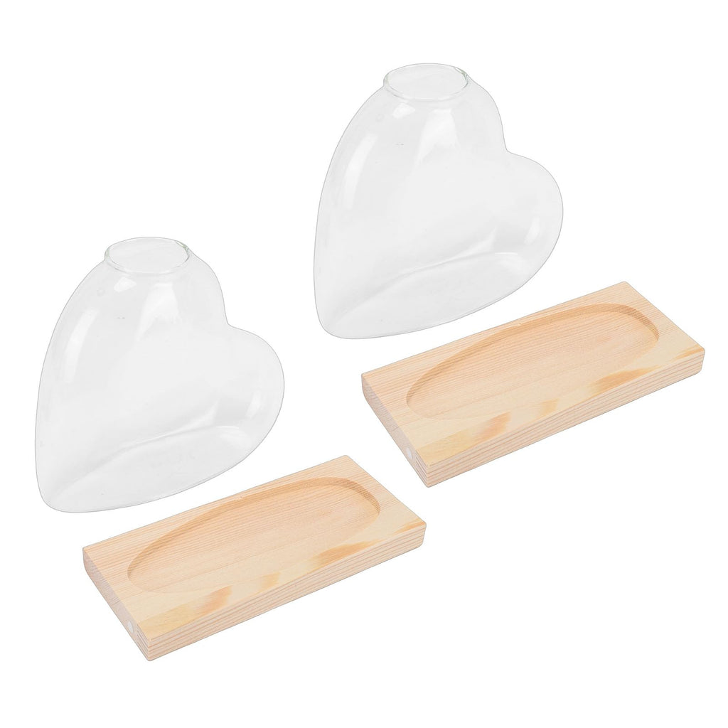 Glass Propagation Vase Set
