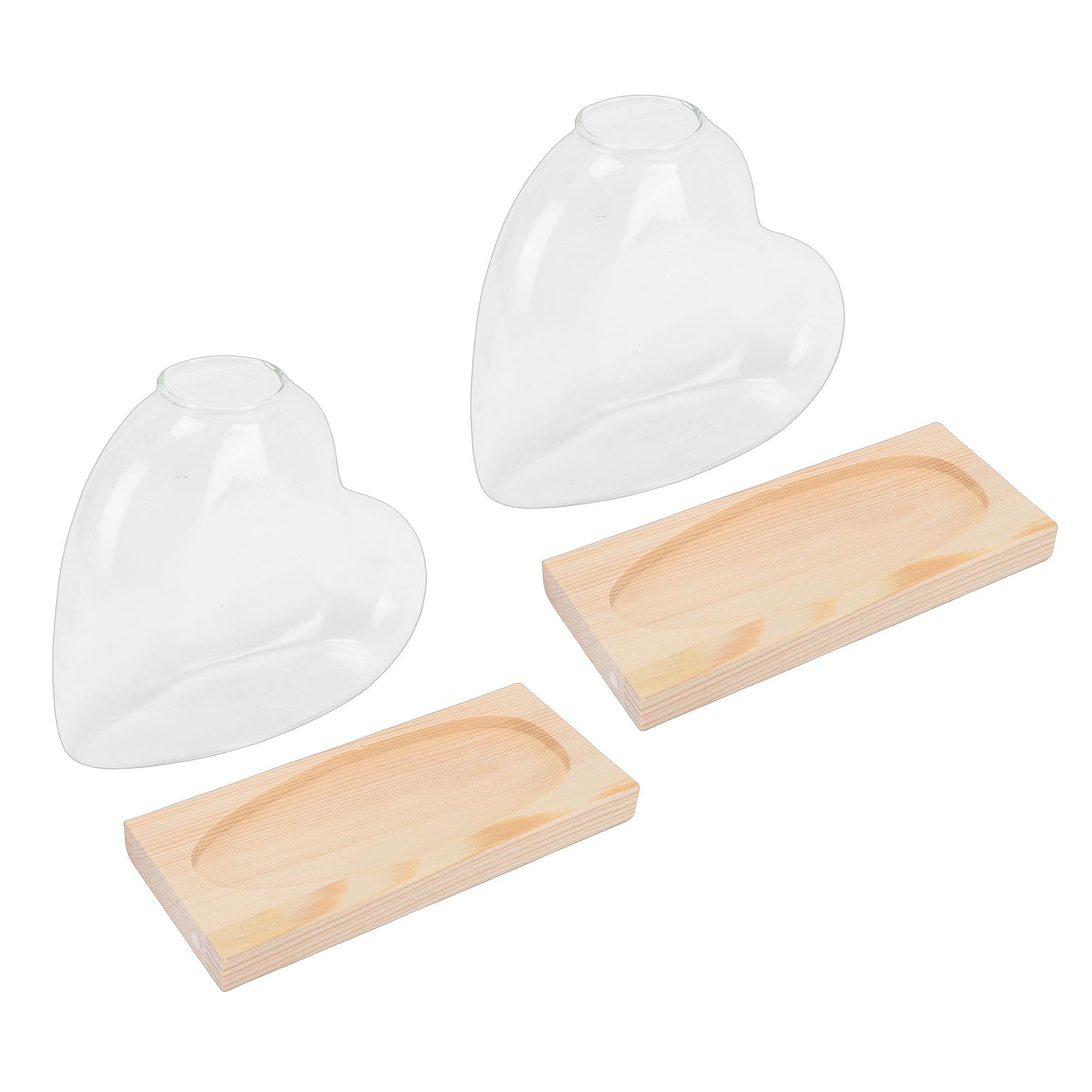 Glass Propagation Vase Set