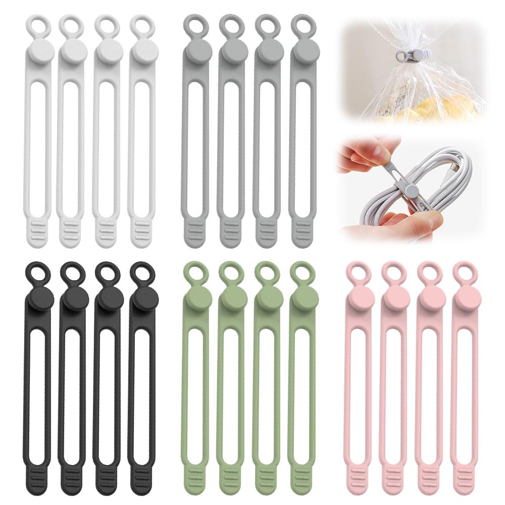 Silicone Cable Organizer Straps
