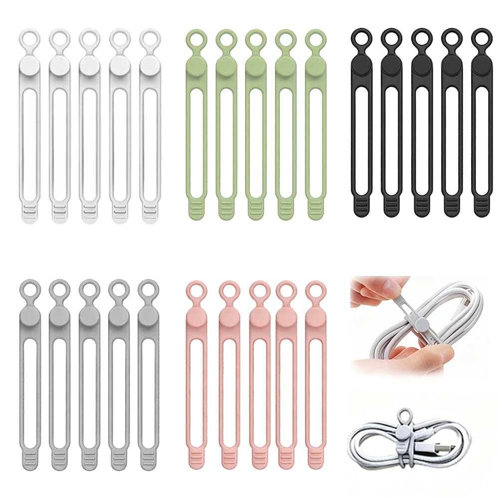 Silicone Cable Organizer Straps