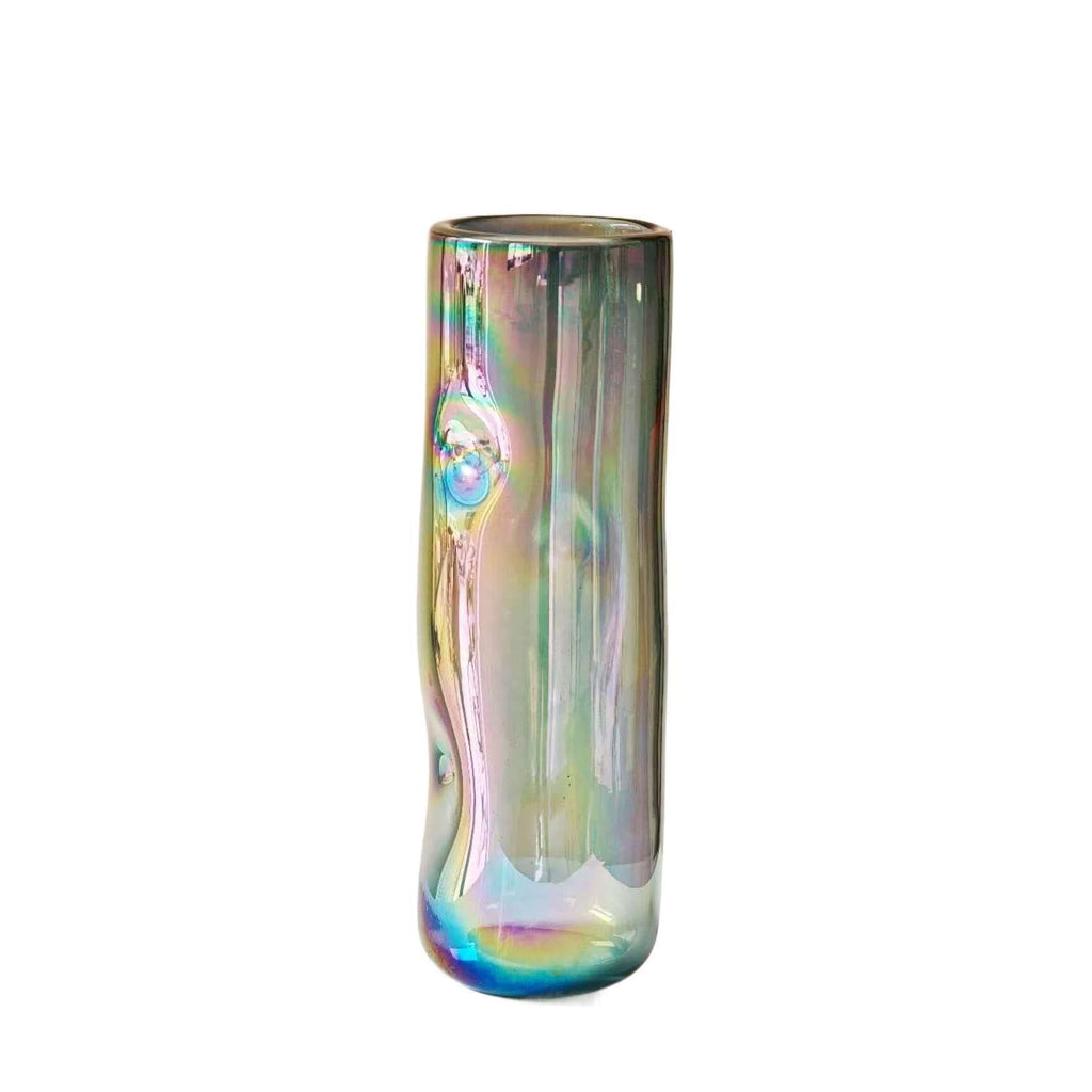 Iridescent Glass Vase Set