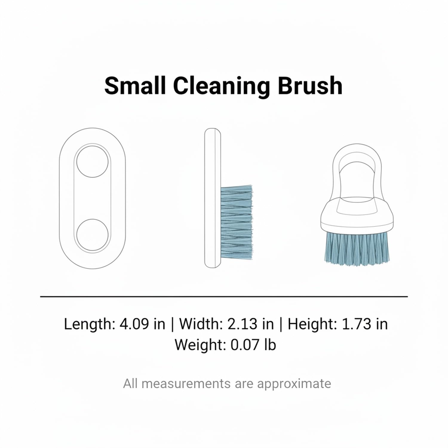 Compact Kitchen Scrub Brush