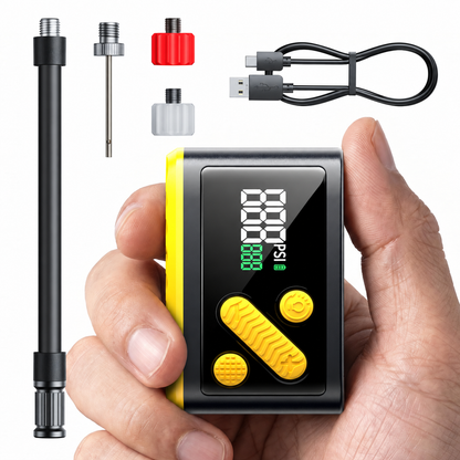 Monroevale clean replacement - Mini Electric Bike Pump with Gauge - view 1