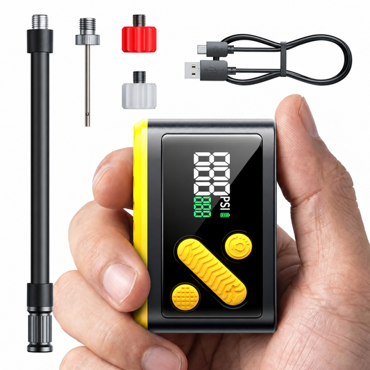 Monroevale clean replacement - Mini Electric Bike Pump with Gauge - view 1